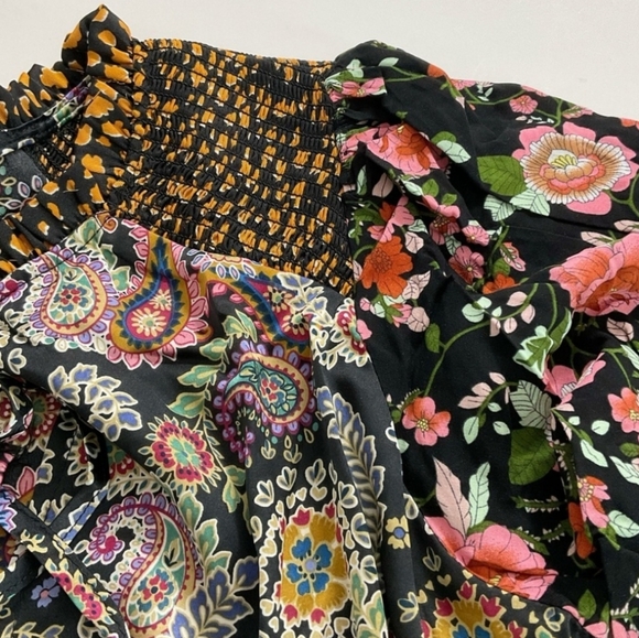 Paisley Floral  Ruffled Blouse - Picture 6 of 7